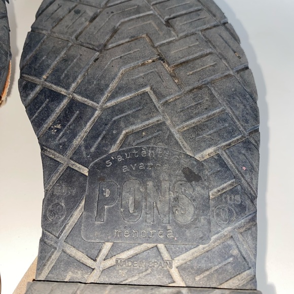 Pons Leather Slingback sandals Sz 9 Women’s - Picture 12 of 13